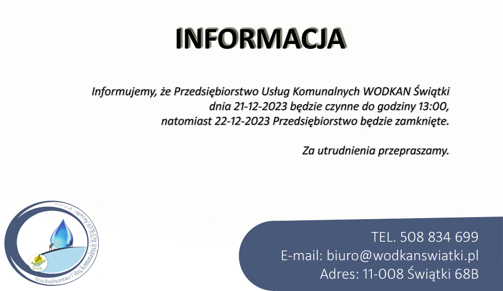 INFORMACJA