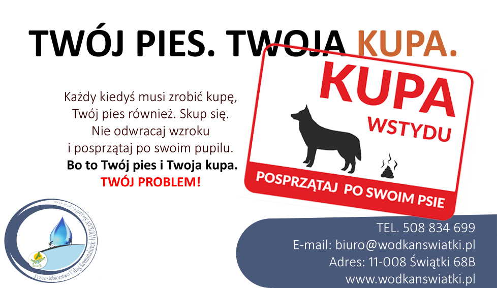 TWÓJ PIES TWOJA KUPA