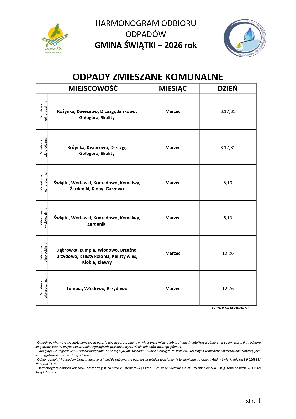 OGŁOSZENIE